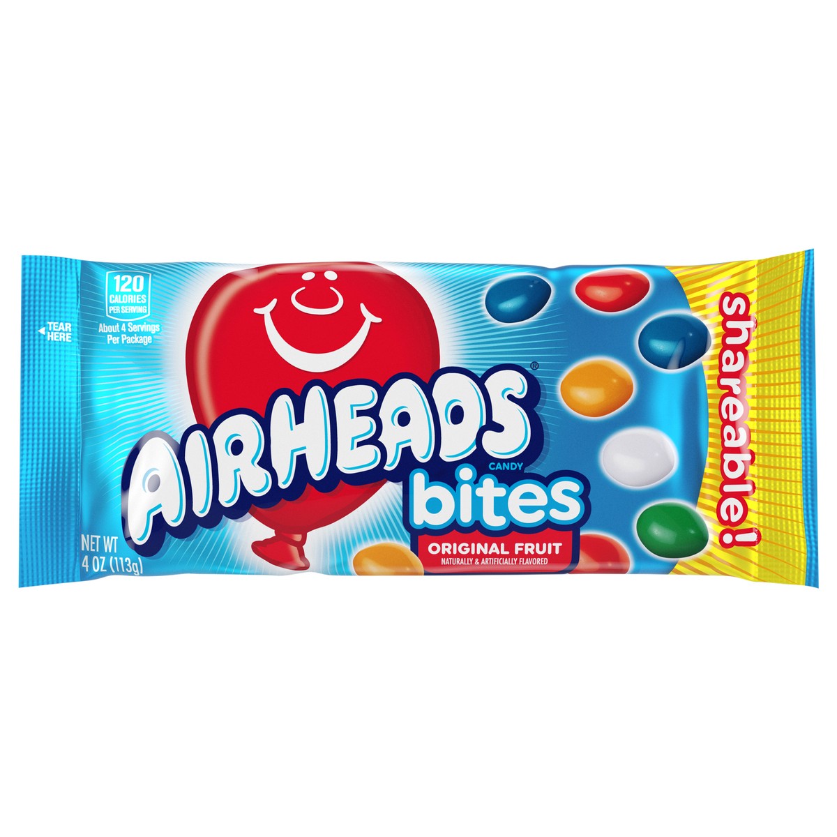 slide 5 of 8, Airheads Bites Candy Pack, Assorted Fruit flavors, 4 Ounce, King Size