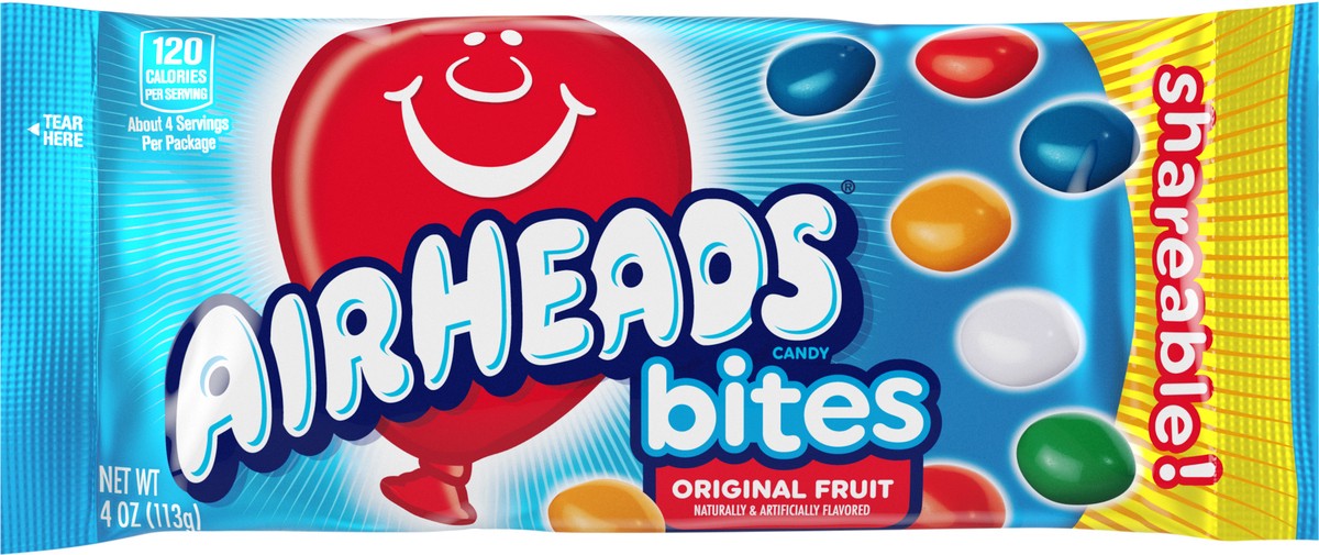 slide 8 of 8, Airheads Bites Candy Pack, Assorted Fruit flavors, 4 Ounce, King Size