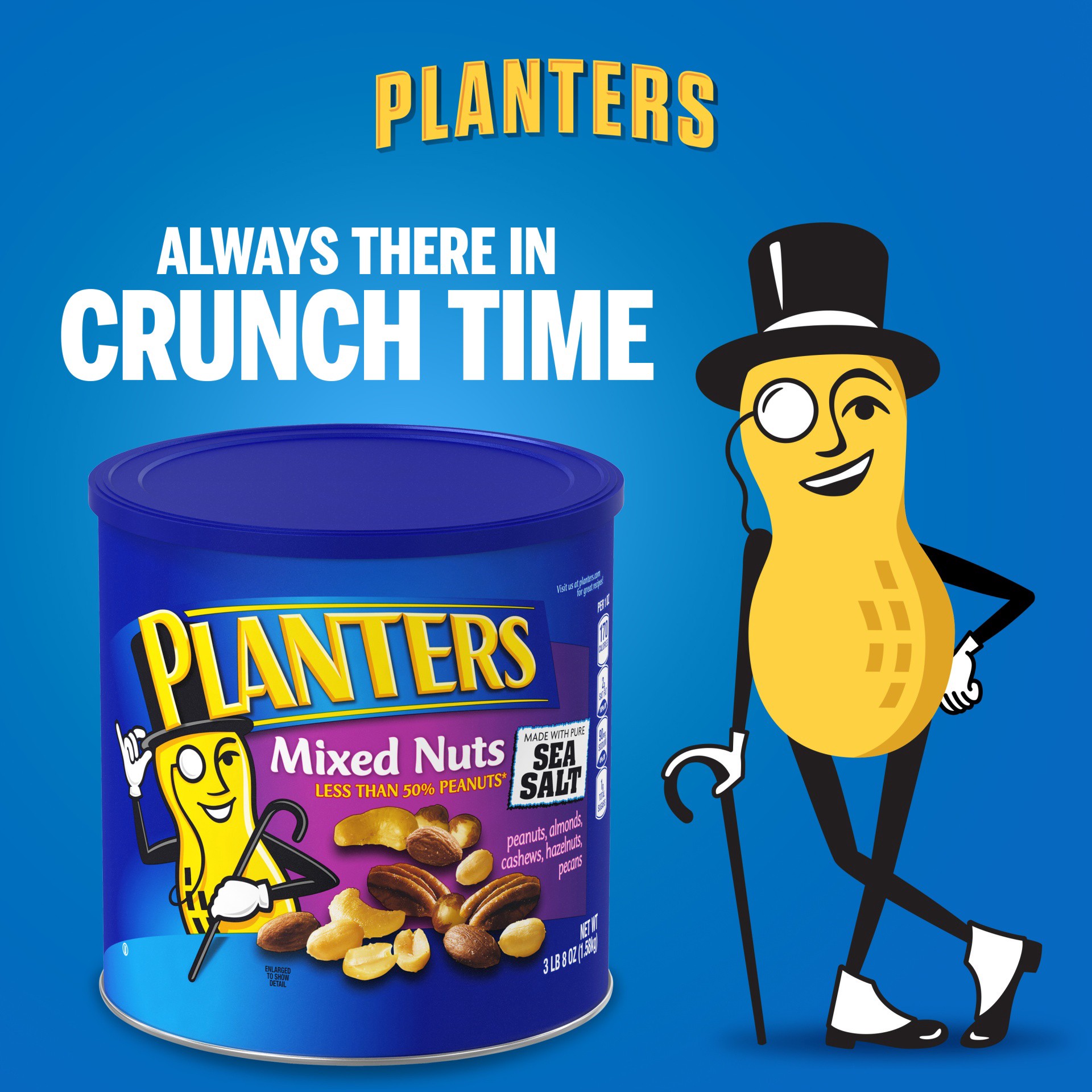 slide 8 of 14, Planters Regular Mixed Nuts, 56 oz