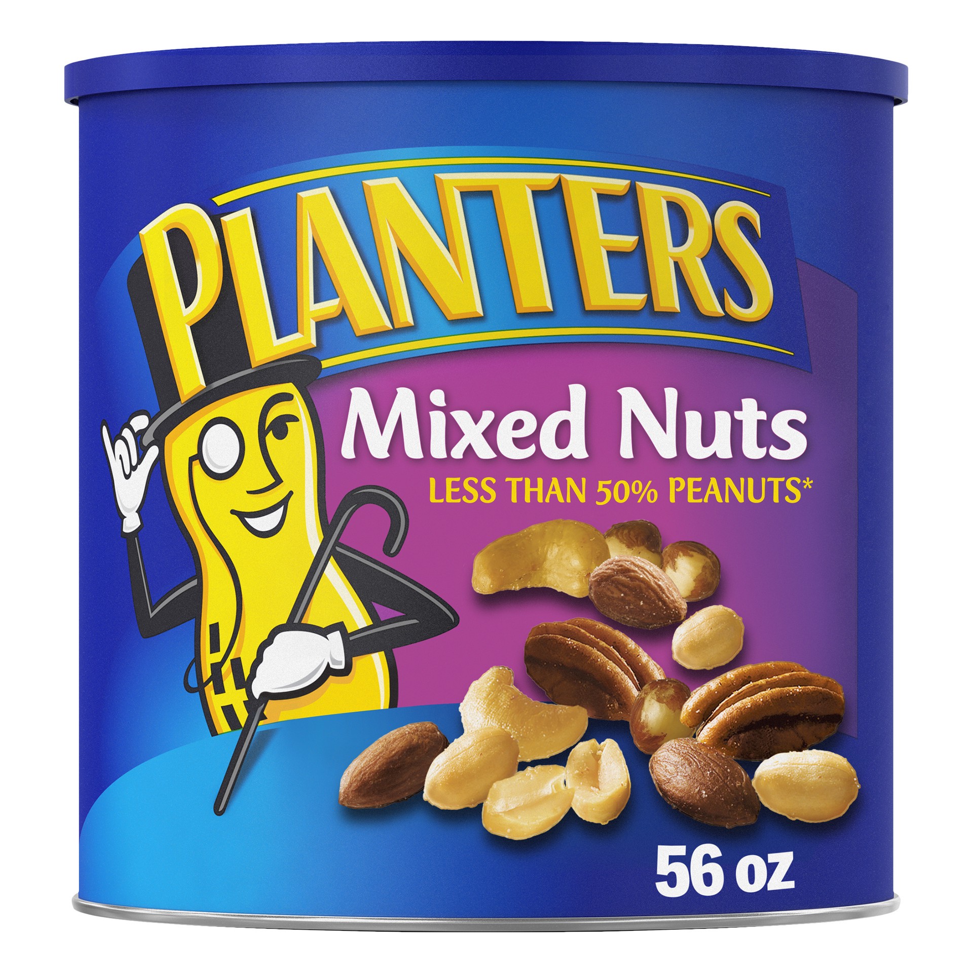 slide 1 of 14, Planters Regular Mixed Nuts, 56 oz