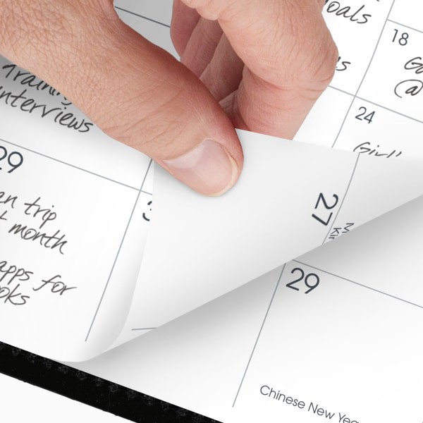 slide 6 of 10, AT-A-GLANCE® 2026 Refillable Monthly Planner, Black, Pocket, 3 1/2"" x 6"", 1 ct