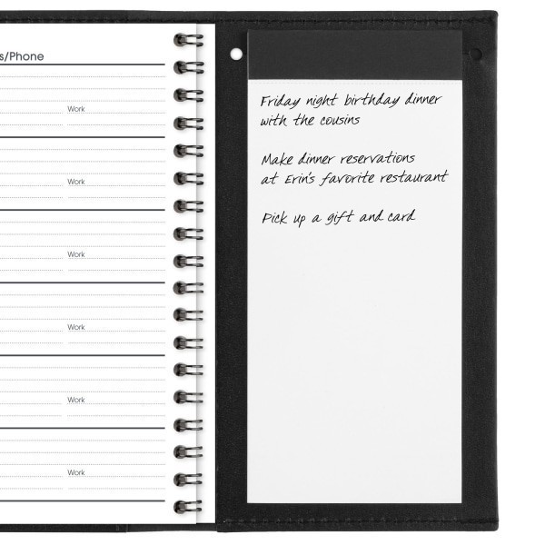 slide 5 of 10, AT-A-GLANCE® 2026 Refillable Monthly Planner, Black, Pocket, 3 1/2"" x 6"", 1 ct