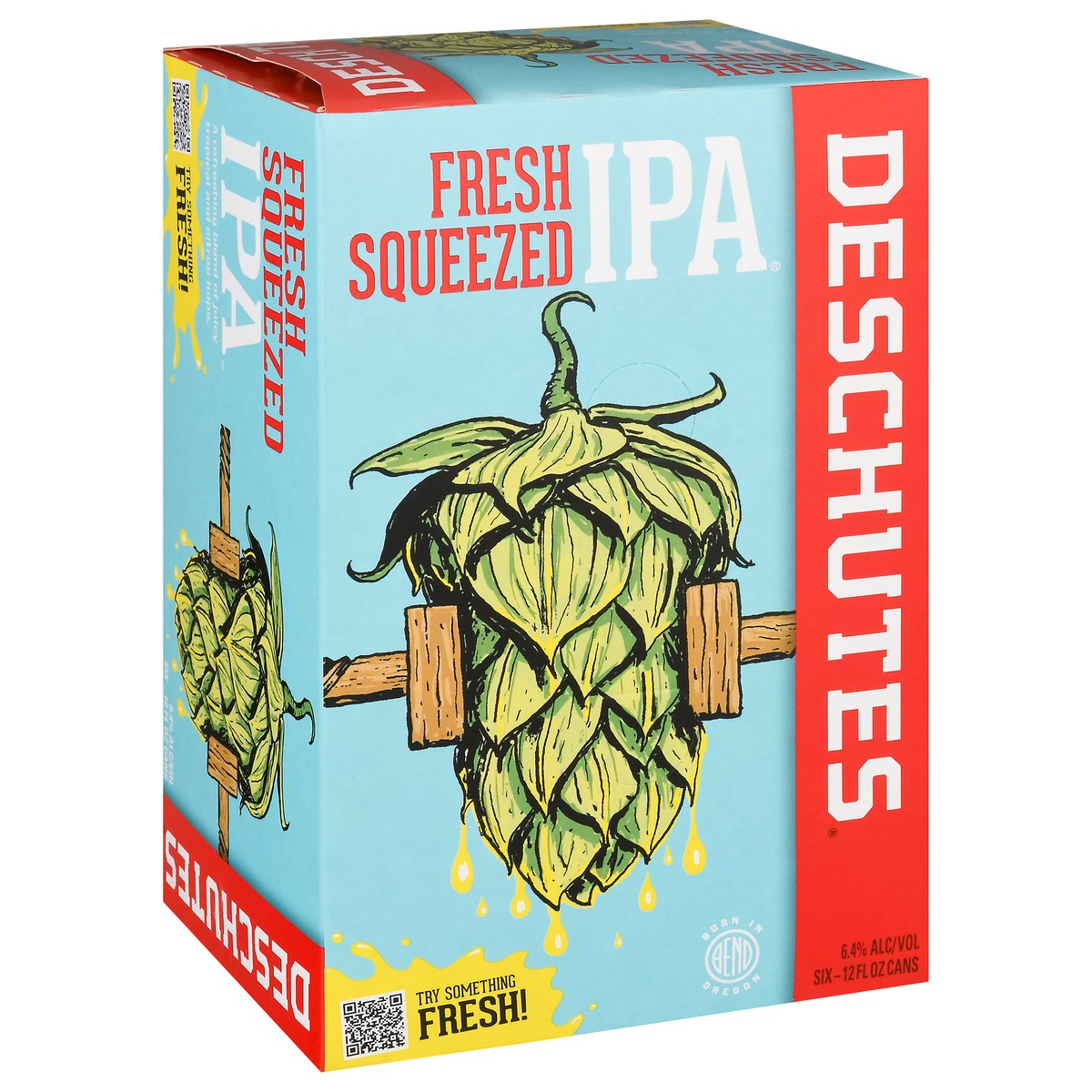 slide 6 of 14, Deschutes IPA Fresh Squeezed Beer 6 - 12 fl oz Cans, 6 ct; 12 oz