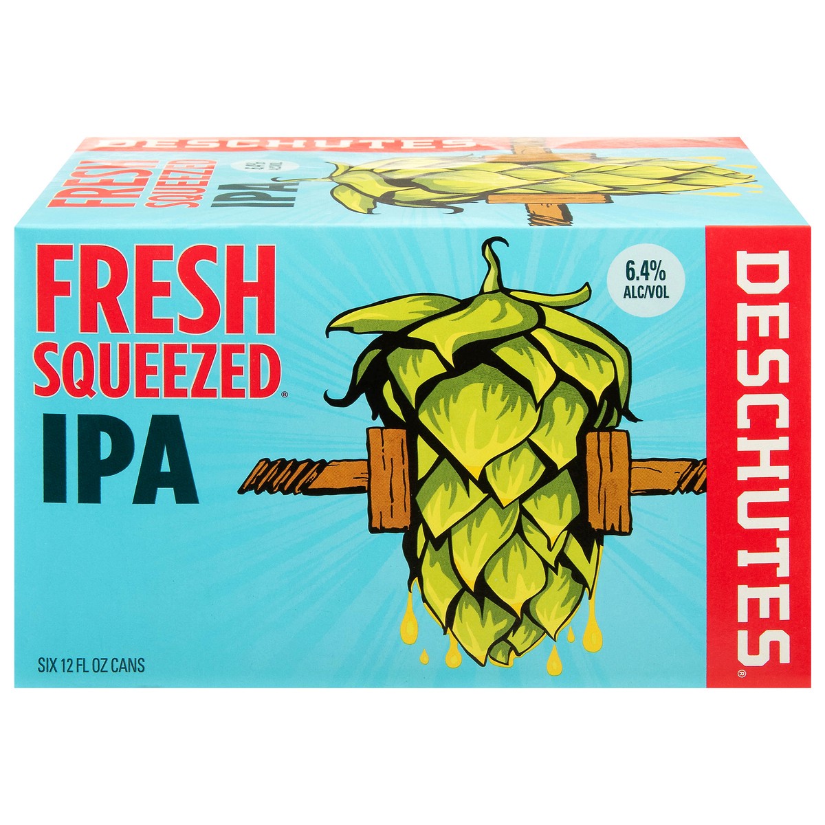 slide 1 of 14, Deschutes Fresh Squeezed IPA Beer, 6 Pack 12 fl oz Cans, 6 ct