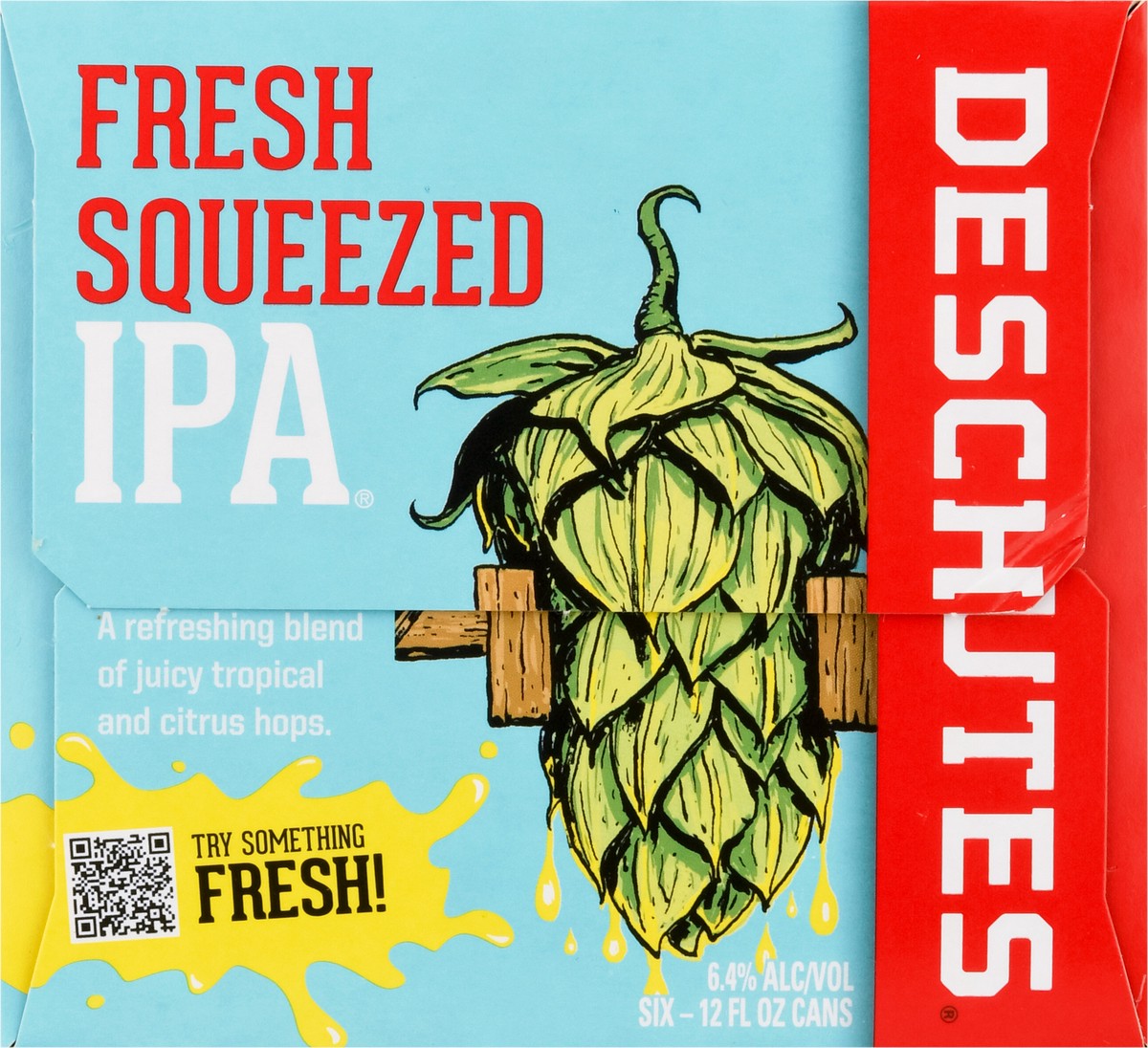 slide 11 of 14, Deschutes IPA Fresh Squeezed Beer 6 - 12 fl oz Cans, 6 ct; 12 oz