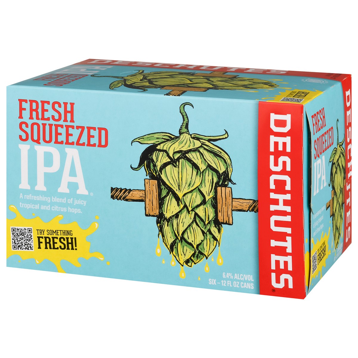 slide 12 of 14, Deschutes IPA Fresh Squeezed Beer 6 - 12 fl oz Cans, 6 ct; 12 oz