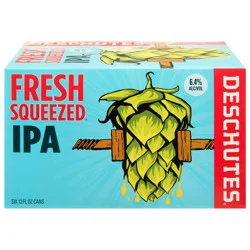Deschutes Fresh Squeezed IPA Beer, 6 Pack 12 fl oz Cans