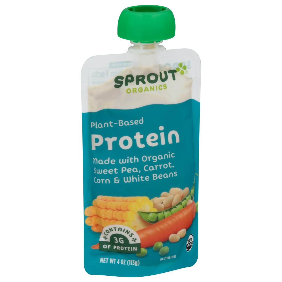 slide 9 of 9, Sprout Organics Plant-Based Protein 4 oz, 4 oz