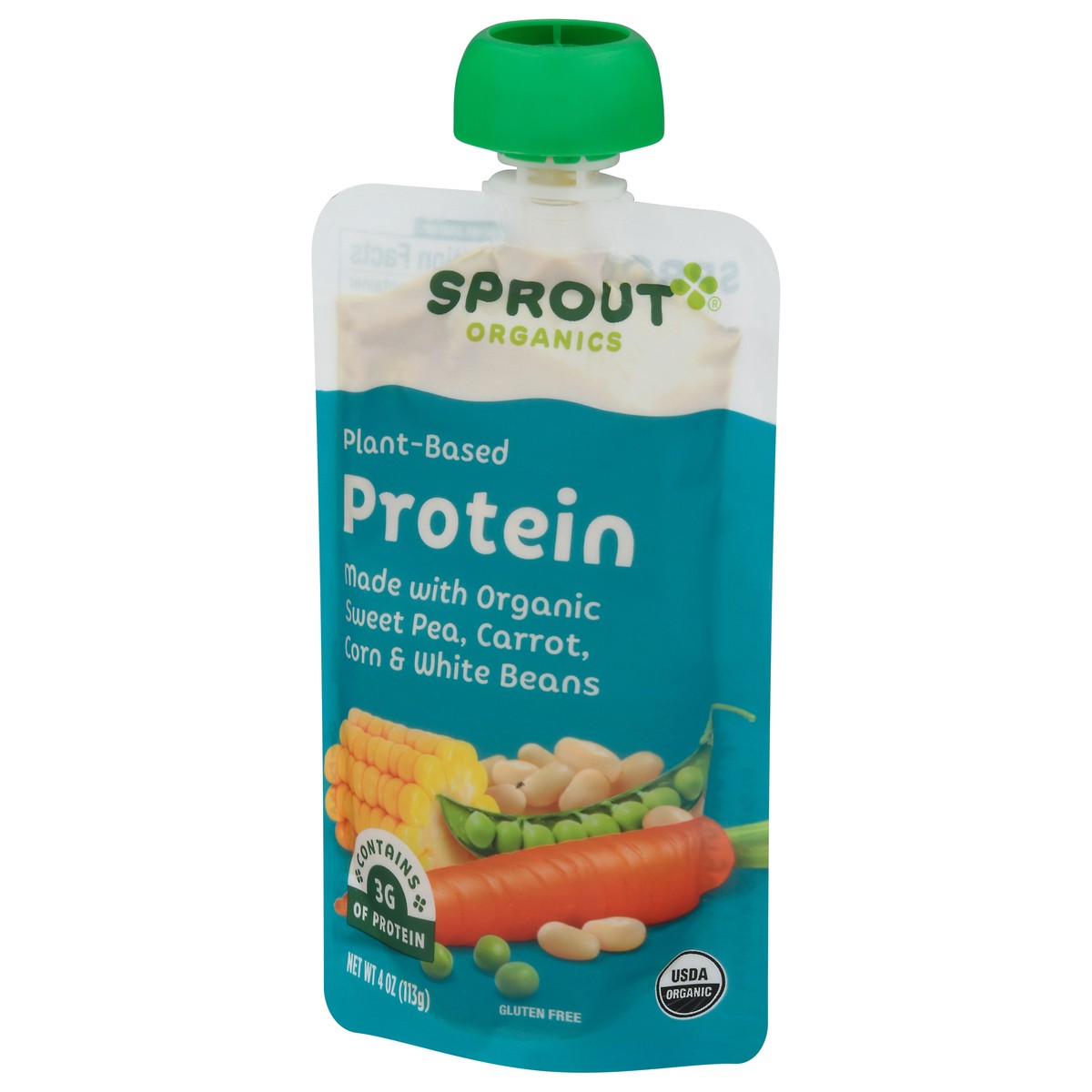 slide 5 of 9, Sprout Organics Plant-Based Protein 4 oz, 4 oz