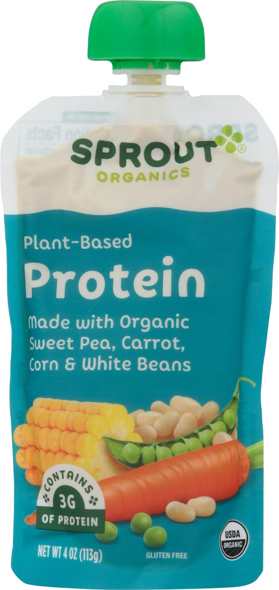 slide 4 of 9, Sprout Organics Plant-Based Protein 4 oz, 4 oz