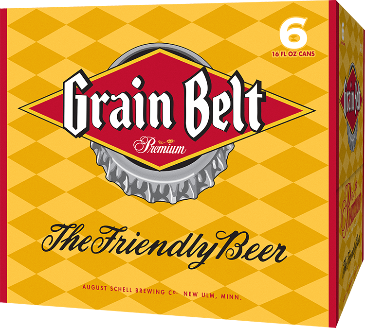 slide 1 of 1, August Schell Brewing Company Grain Belt Premium, 6 ct; 16 oz