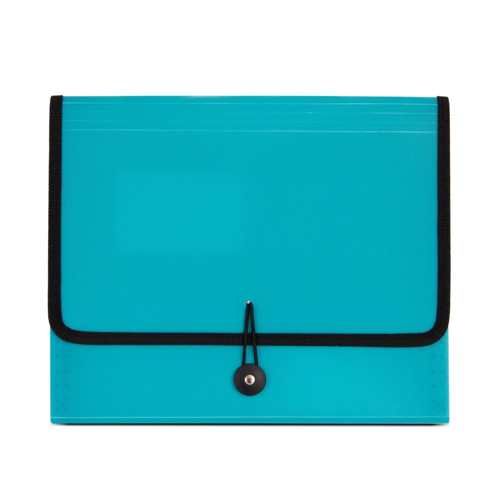 slide 1 of 4, Doc It Docit 7-Pocket Expanding File Folder - Teal, 1 ct