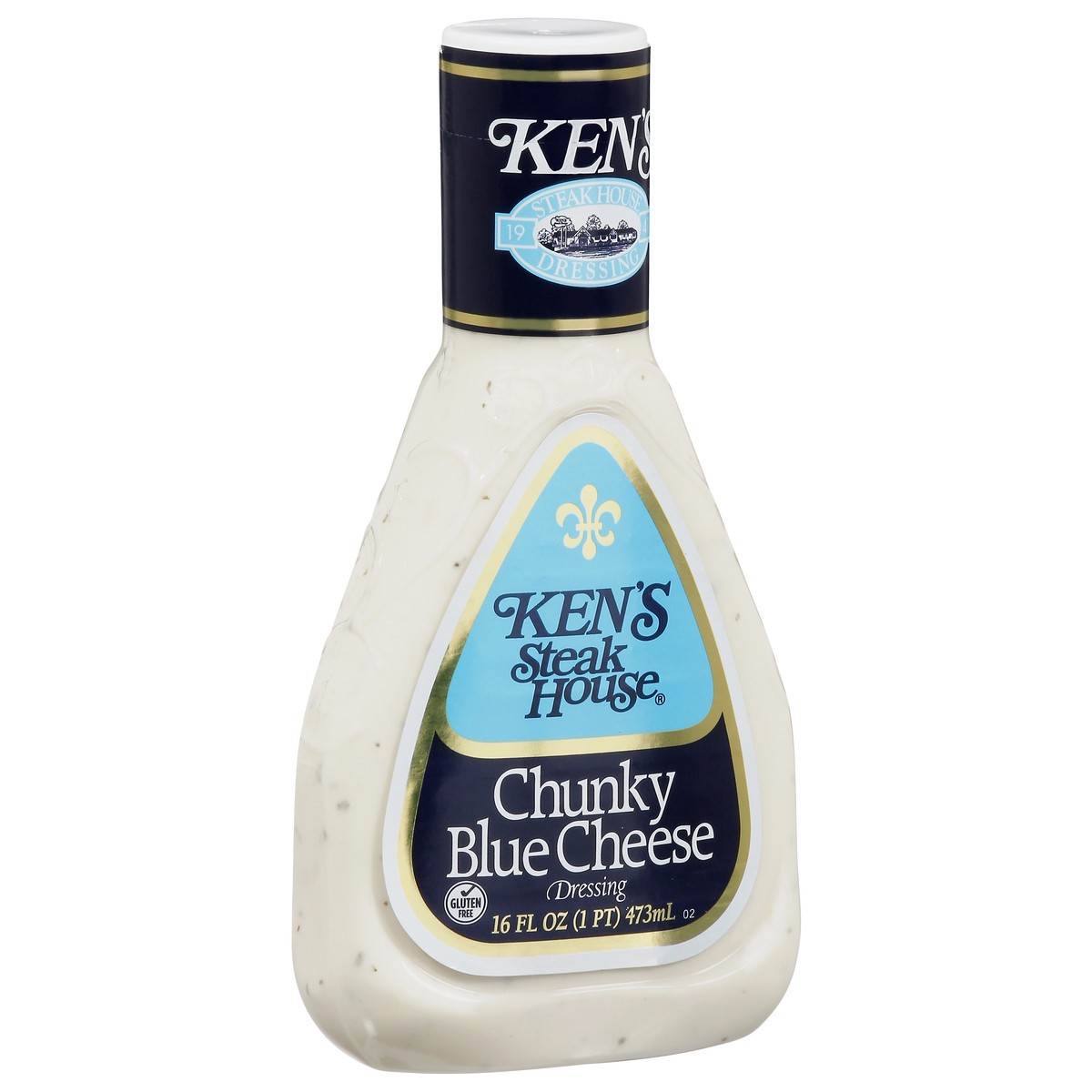 slide 2 of 9, Ken's Steak House Chunky Blue Cheese Salad Dressing, 16 fl oz