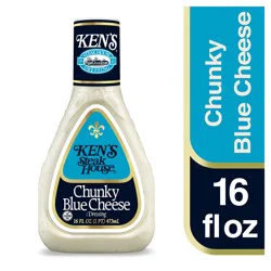 Ken's Steak House Chunky Blue Cheese Salad Dressing 16 fl oz