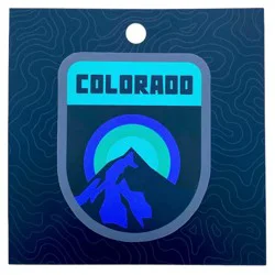 Colorado Mountain Onyx Sunrise Sticker