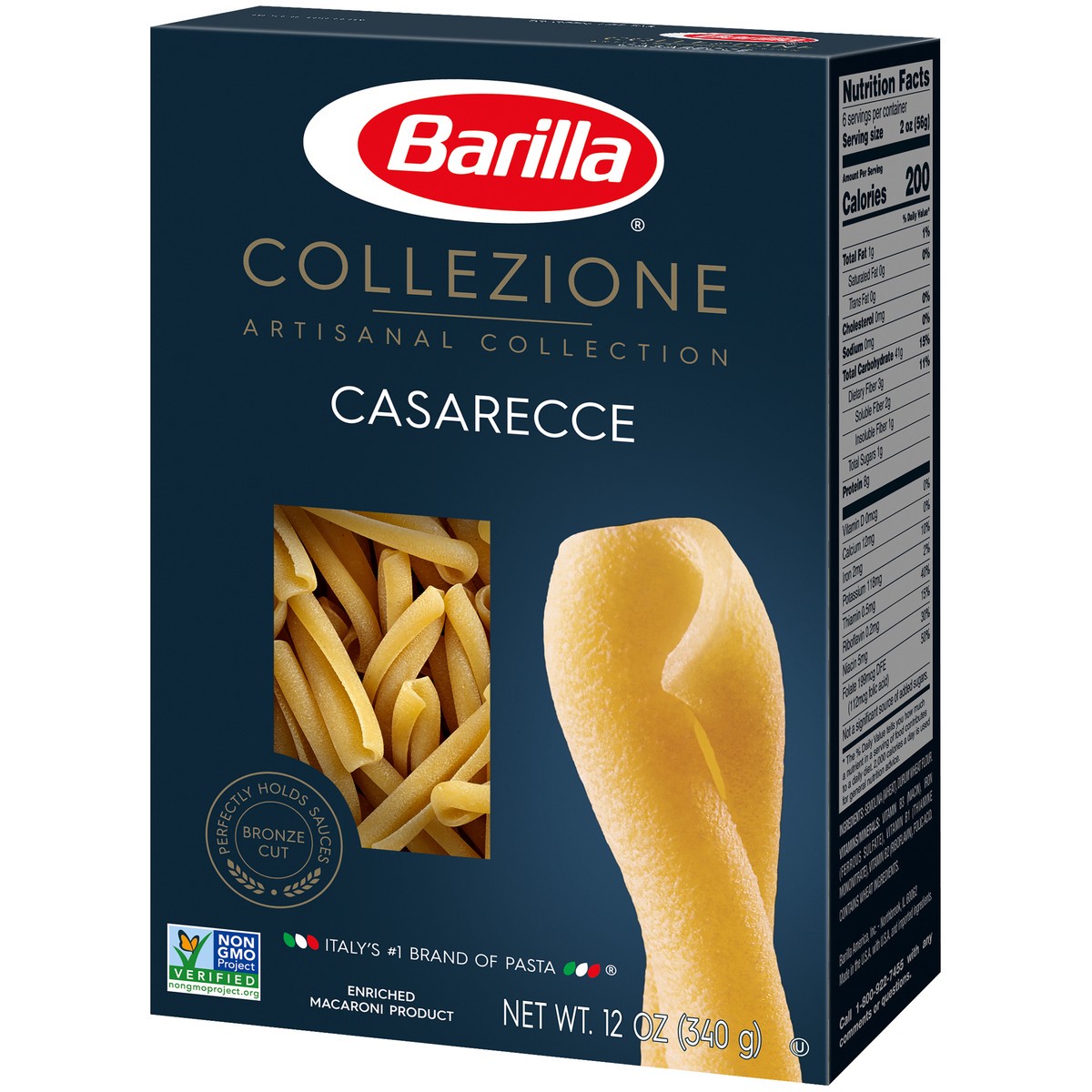 slide 6 of 14, Barilla Collezione Artisanal Collection Casarecce Pasta 12 oz. Box, 12 oz