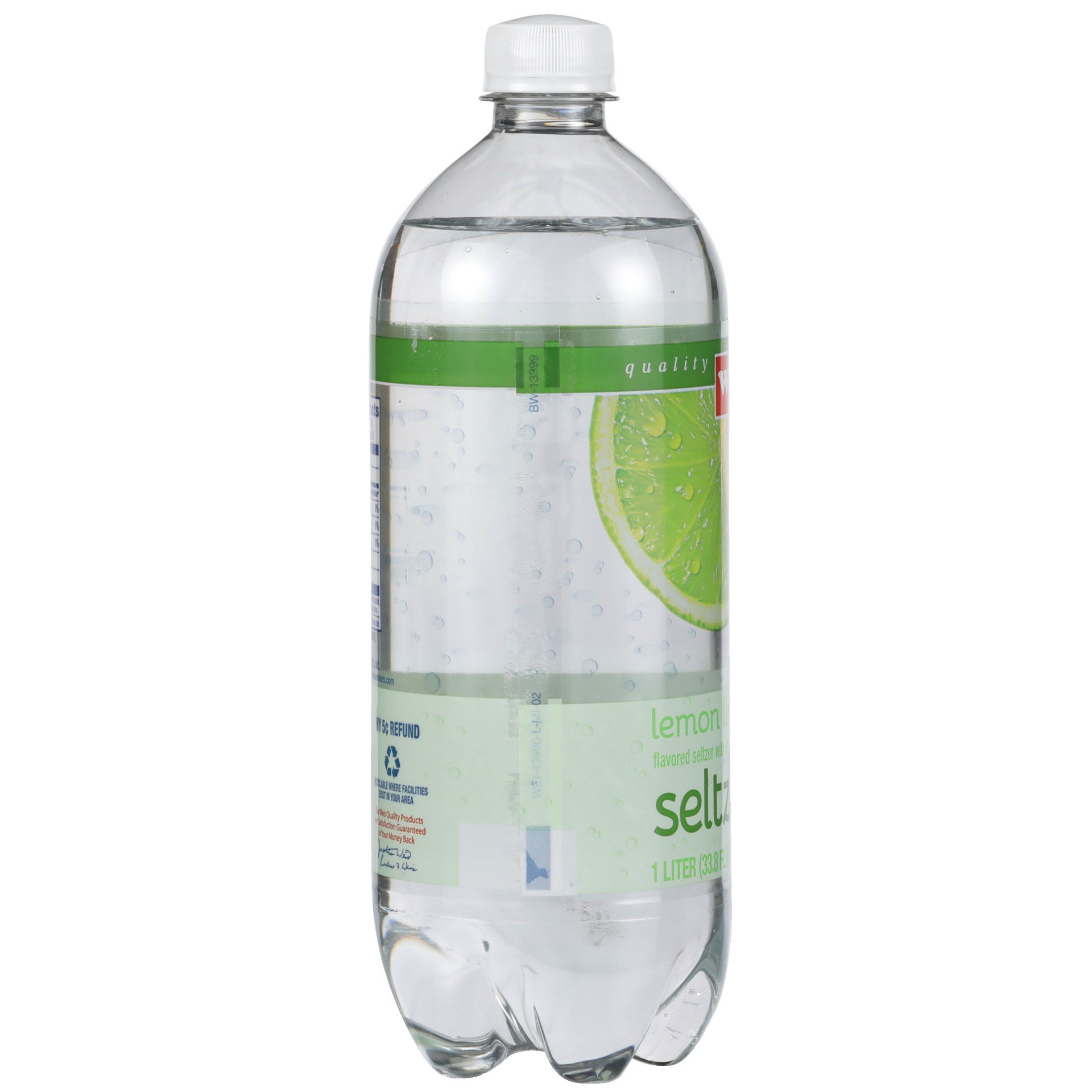 slide 3 of 6, Weis Quality Lemon Lime Seltzer - 33.8 fl oz, 33.8 fl oz