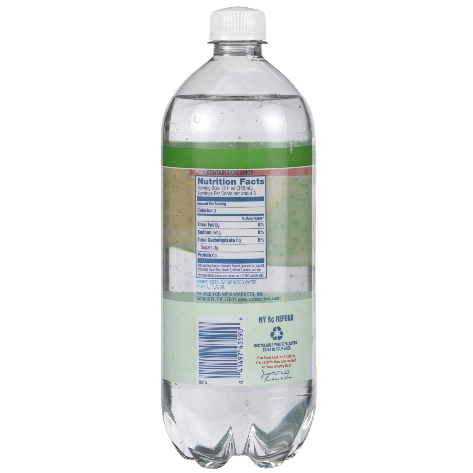 slide 2 of 6, Weis Quality Lemon Lime Seltzer - 33.8 fl oz, 33.8 fl oz