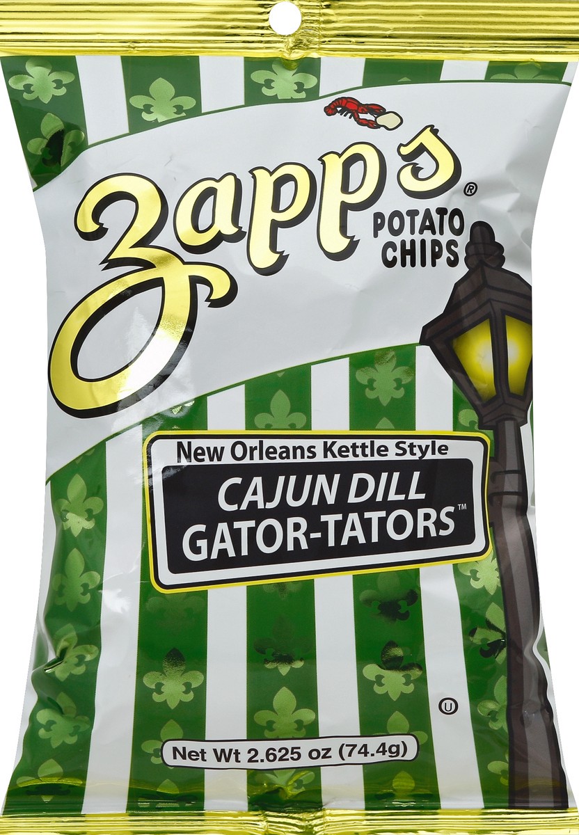 slide 3 of 3, Zapp's Cajun Dill Chips, 2.625 oz