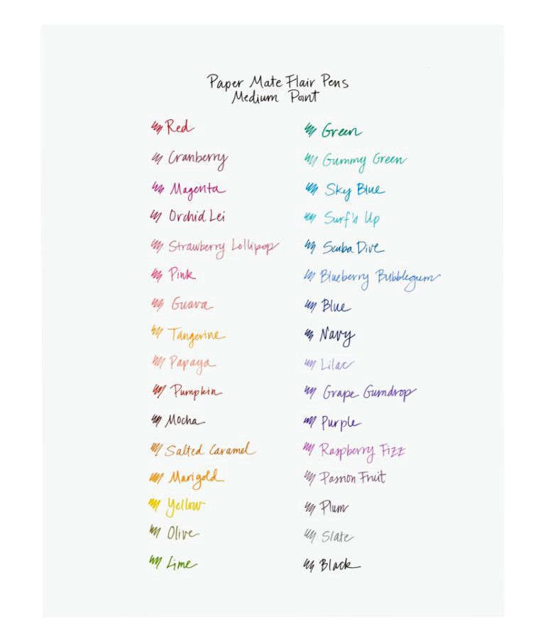 slide 4 of 10, Paper Mate Flair Porous-Point Red Pens, 4 ct; 1 mm