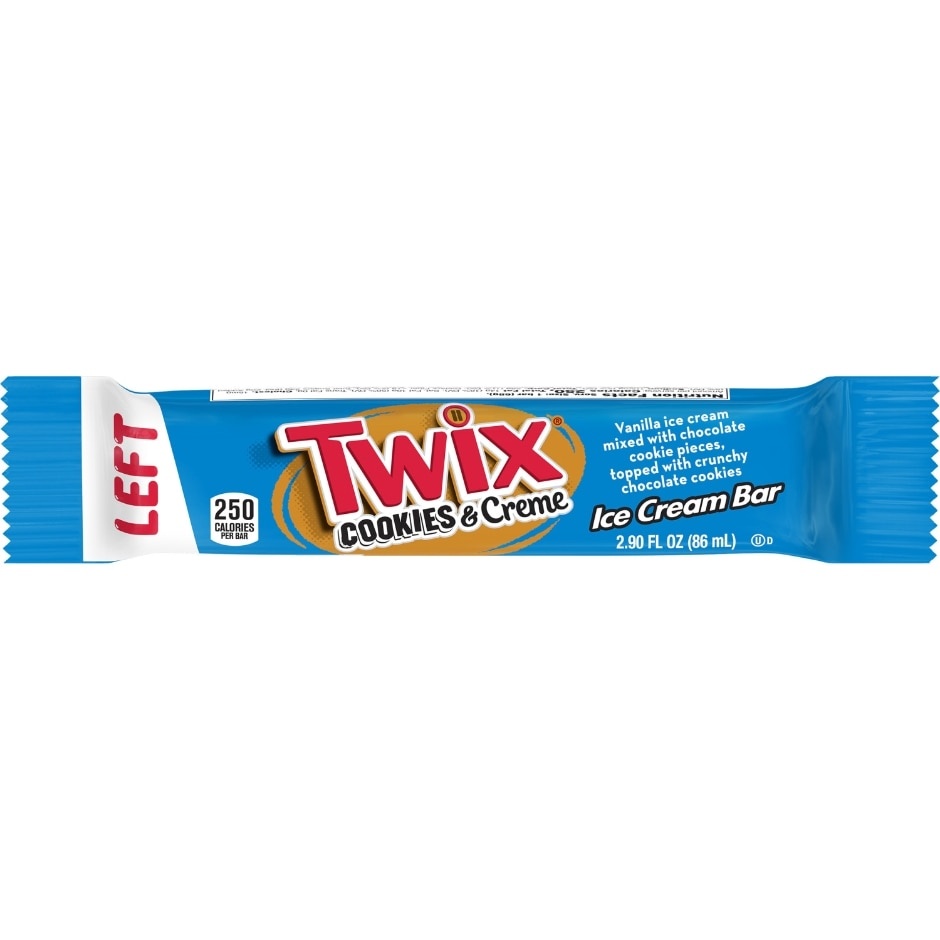 slide 1 of 1, TWIX Cookies & Cream Vanilla Ice Cream Bar, 2.9 fl oz