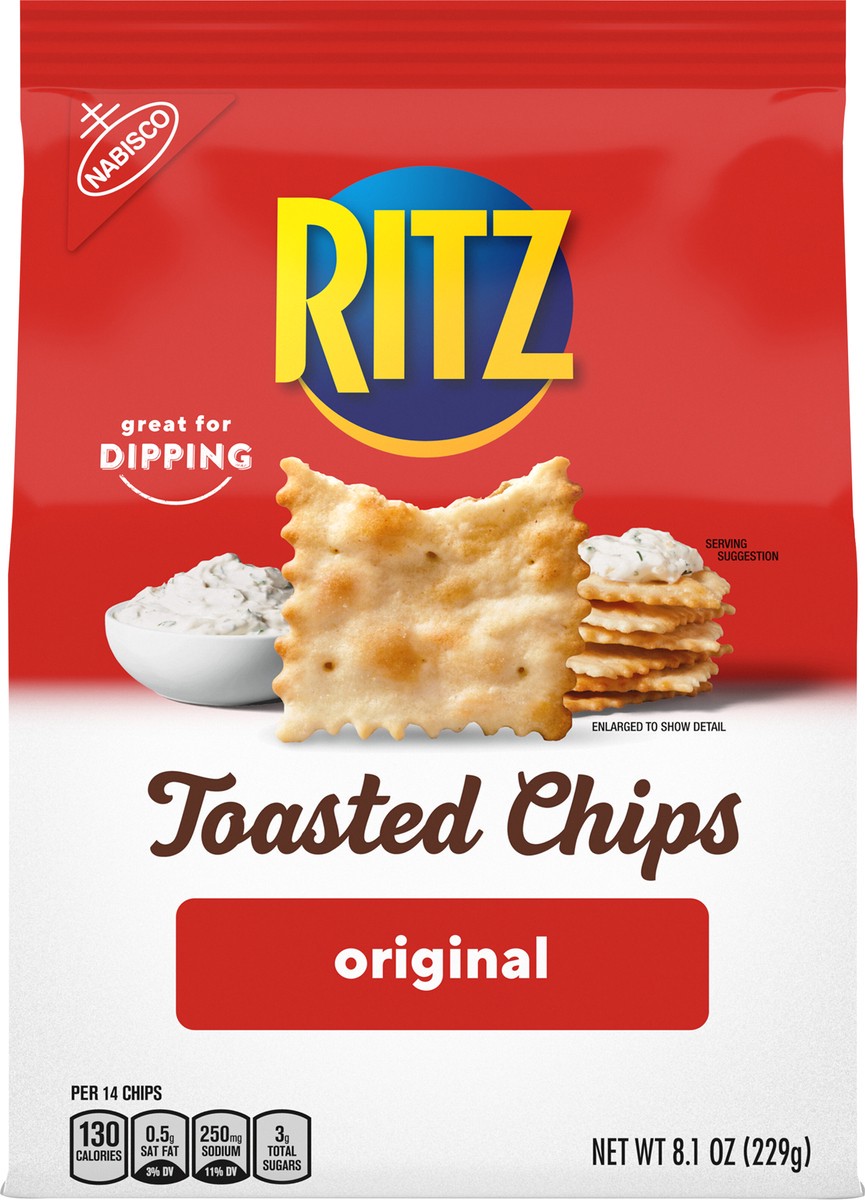 slide 6 of 9, Ritz Toasted Chips - Original - 8.1oz, 8.1 oz