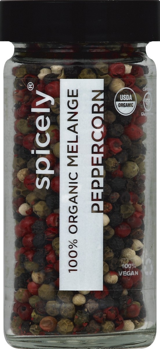 slide 1 of 2, Spicely Organic Spices Peppercorn 1.6 oz, 1.6 oz