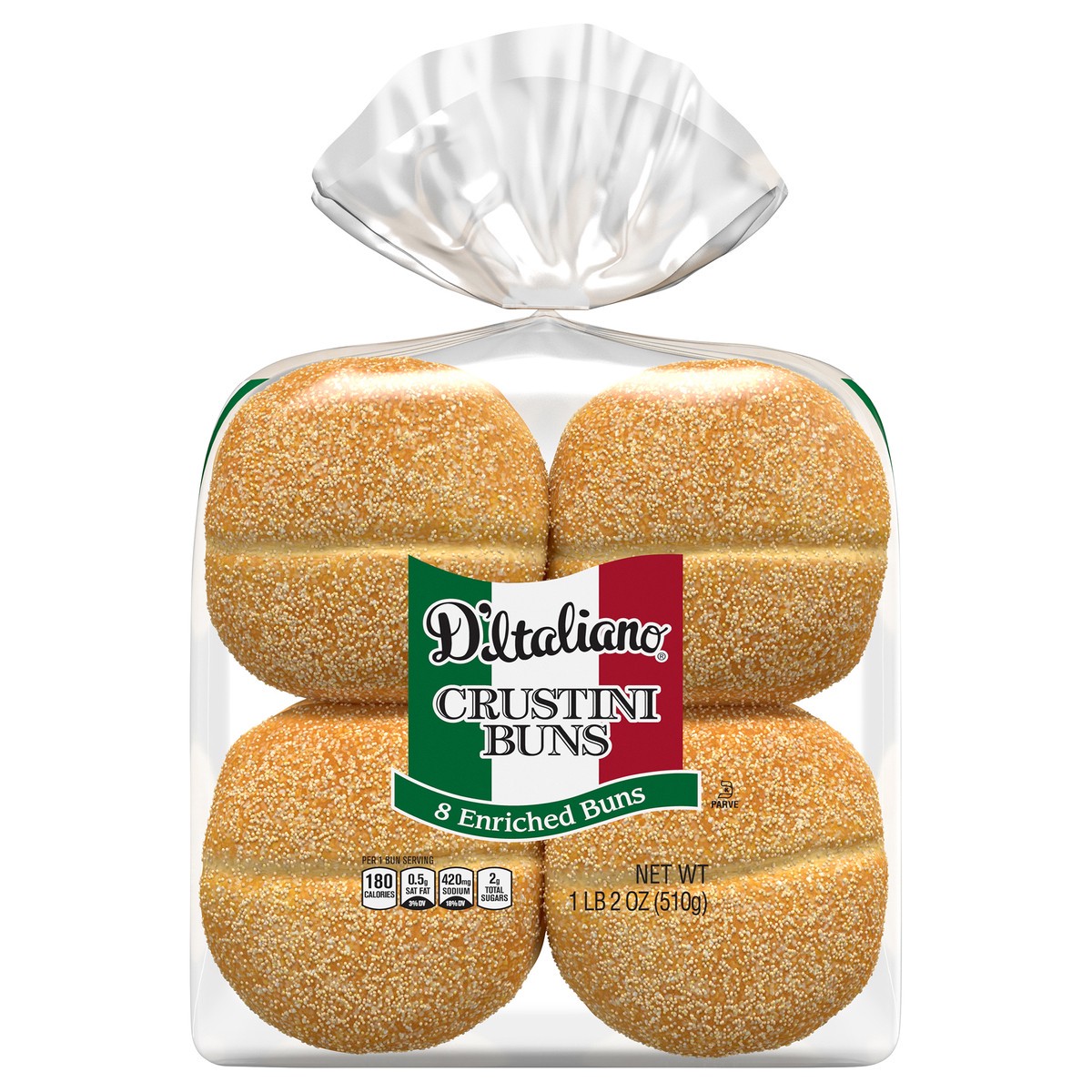 slide 1 of 5, Stroehmann's Bakeries D'Italiano Crustini Buns, 8 count, 18 oz, 8 ct; 18 oz