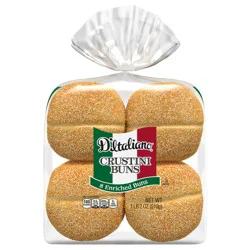 D'Italiano Crustini Rolls Buns 8 Ct 18 Oz