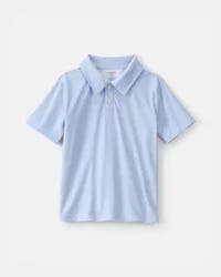 Oshkosh Boys Active Polo Shirt - Light Blue - Size 10