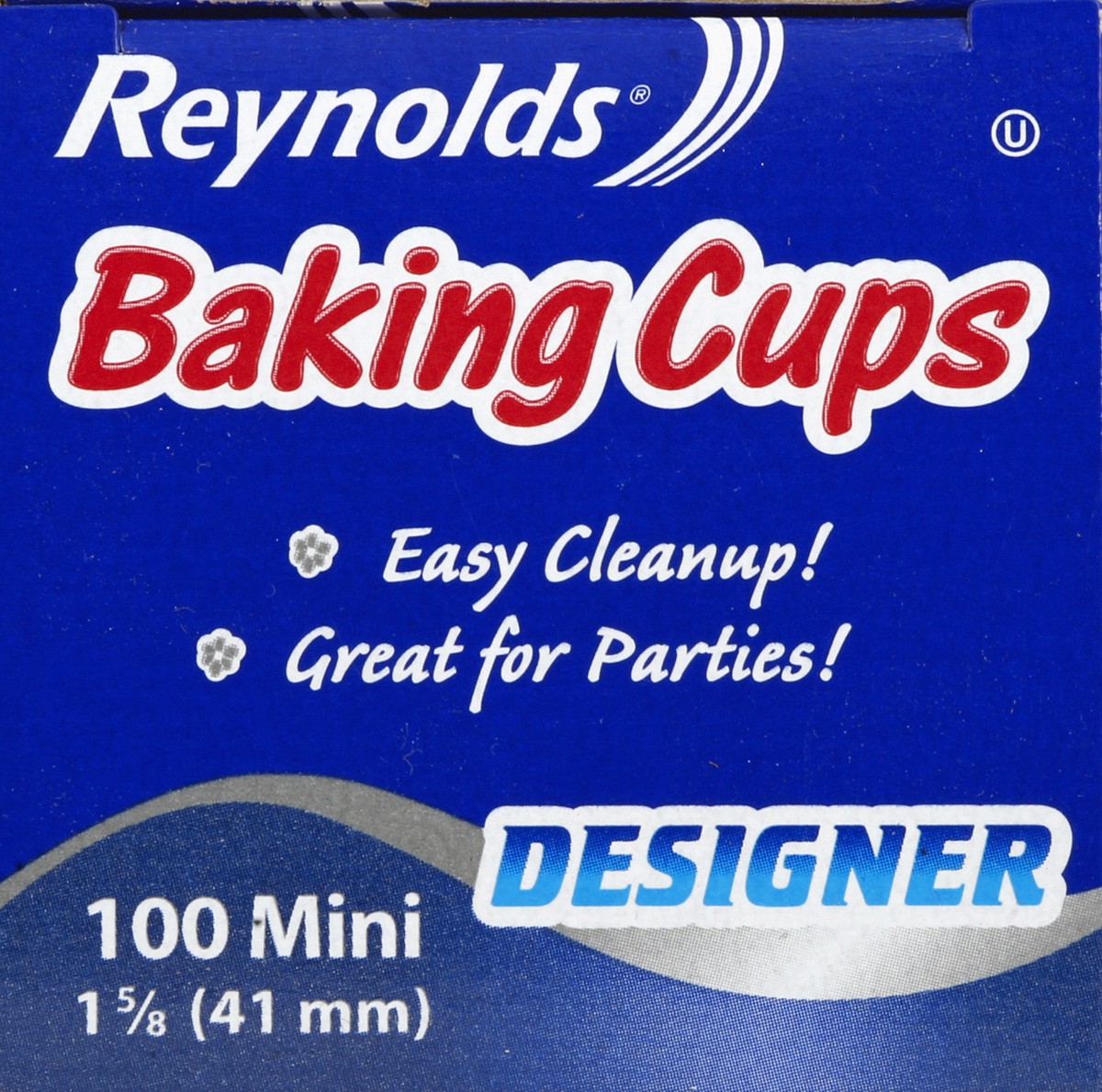 slide 2 of 4, Reynolds Kitchens Designer Baking Cups Mini 100 ea, 100 ct