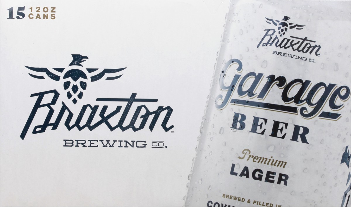 slide 3 of 9, Garage Beer Classic Light Beer 15 - 12 fl oz Cans, 15 ct; 12 oz