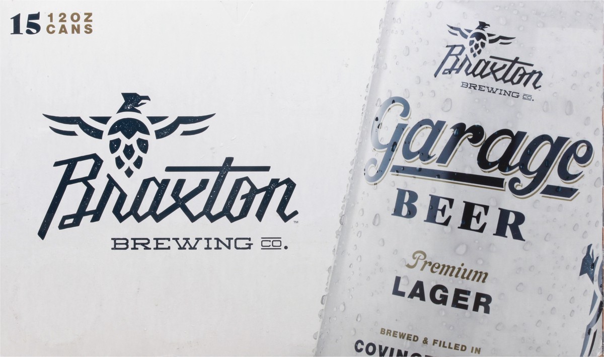 slide 2 of 9, Garage Beer Classic Light Beer 15 - 12 fl oz Cans, 15 ct; 12 oz