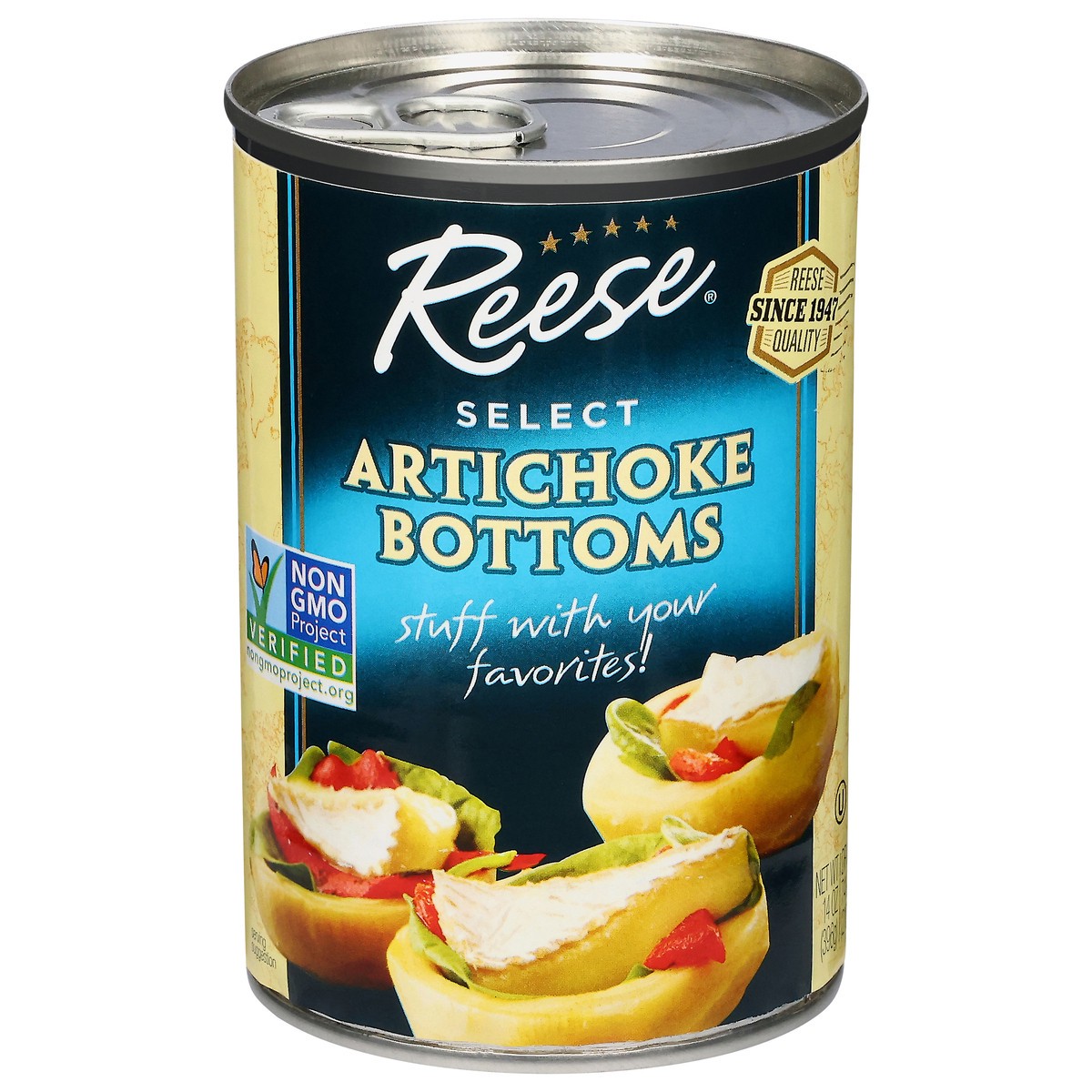 slide 1 of 1, Reese Select Artichoke Bottoms 14 oz, 14 oz