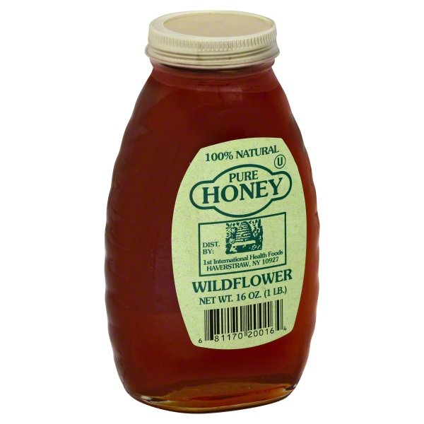 slide 1 of 2, Brad's Organic Pure Wildflower Honey, 16 oz