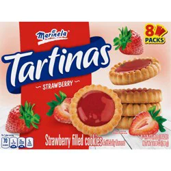 Marinela Tartinas Strawberry Filled Cookies 8 ea