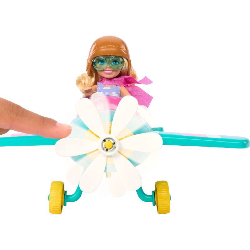 slide 5 of 6, Barbie Chelsea Can Be… Plane Doll & Playset, 2-Seater Aircraft with Spinning Propellor & 7 Accessories, 1 ct