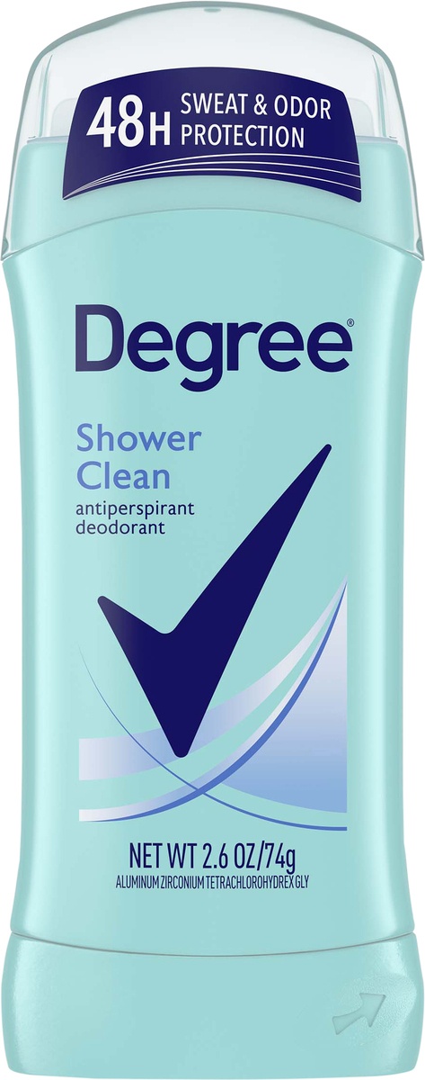 slide 3 of 5, Degree Dry Protection Shower Clean Antiperspirant & Deodorant, 2.6 oz