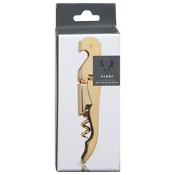 Viski Gold Plated 24K Corkscrew