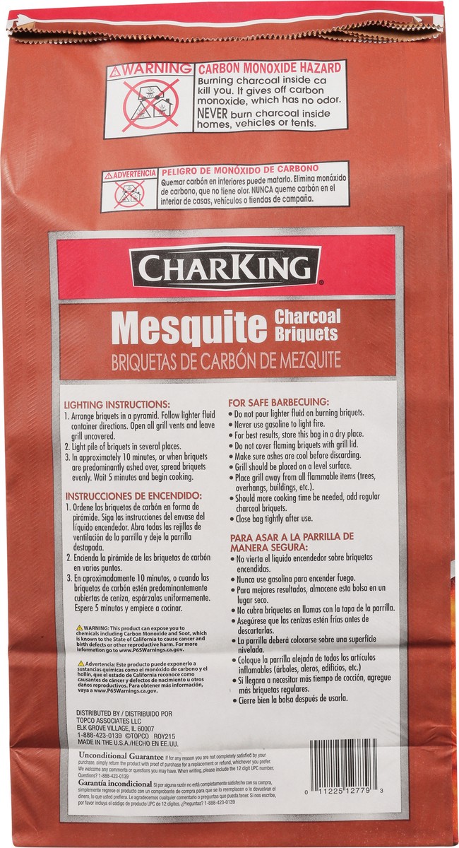 slide 6 of 9, CharKing Mesquite Charcoal Briquets 15.4 lb, 15.4 lb
