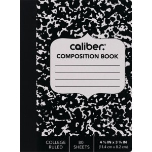 slide 1 of 1, Caliber Composition Book, Assorted Colors, 80 Sheets, 1 ct