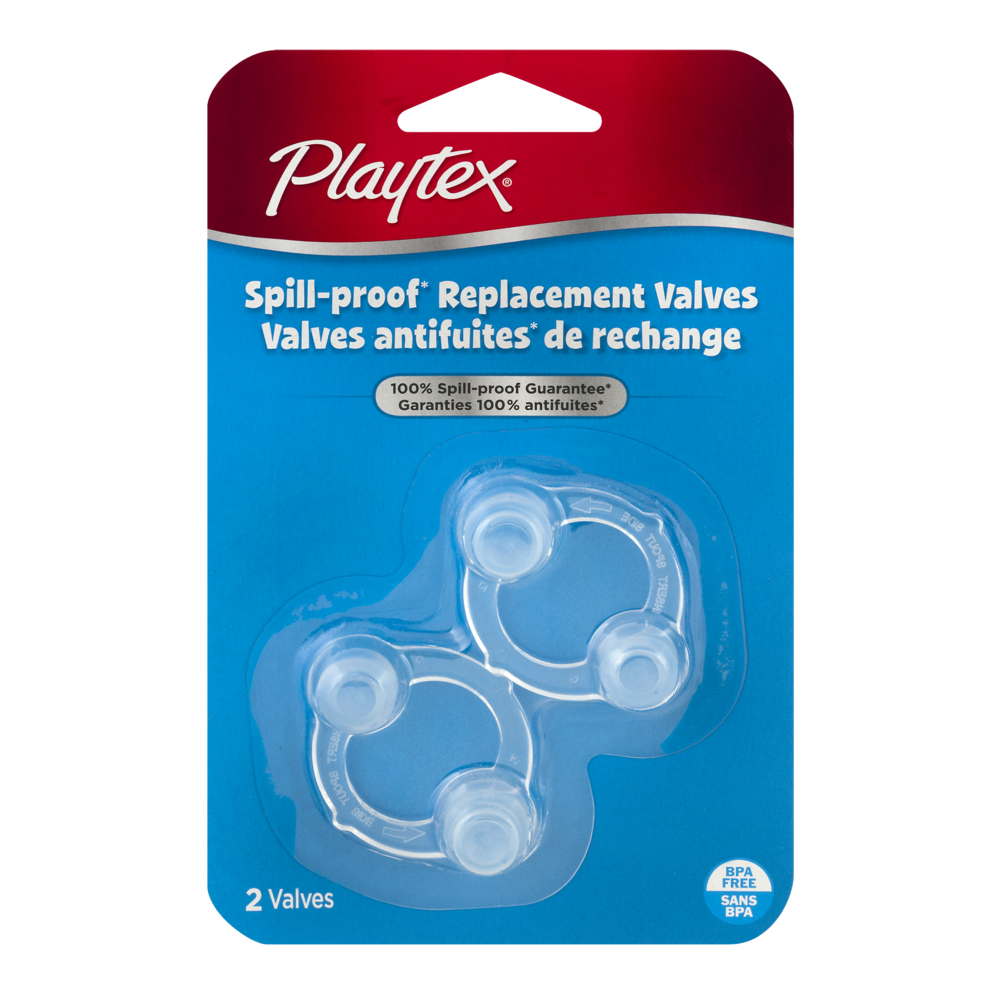 slide 1 of 1, Playtex Baby SipEase Spill-Proof Replacement Valves, 2 ct