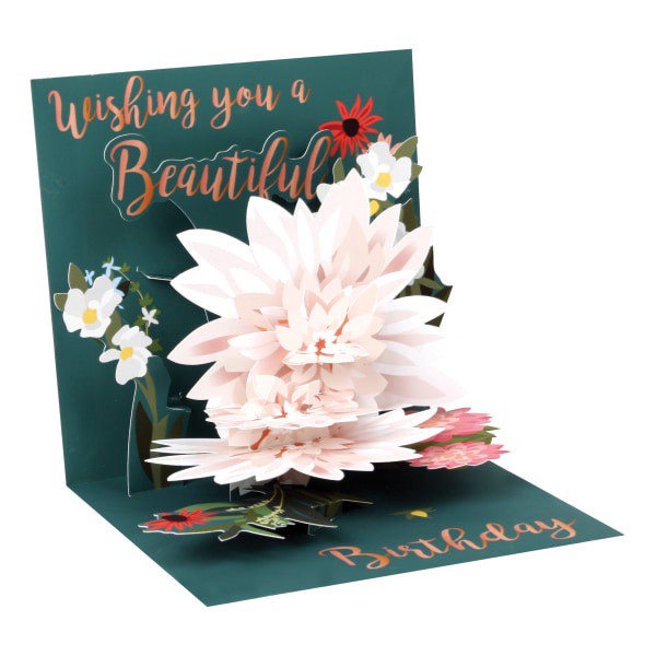 slide 1 of 1, Up with Paper Everyday Pop-Up Greeting Card, Beautiful Birthday, 1 ct
