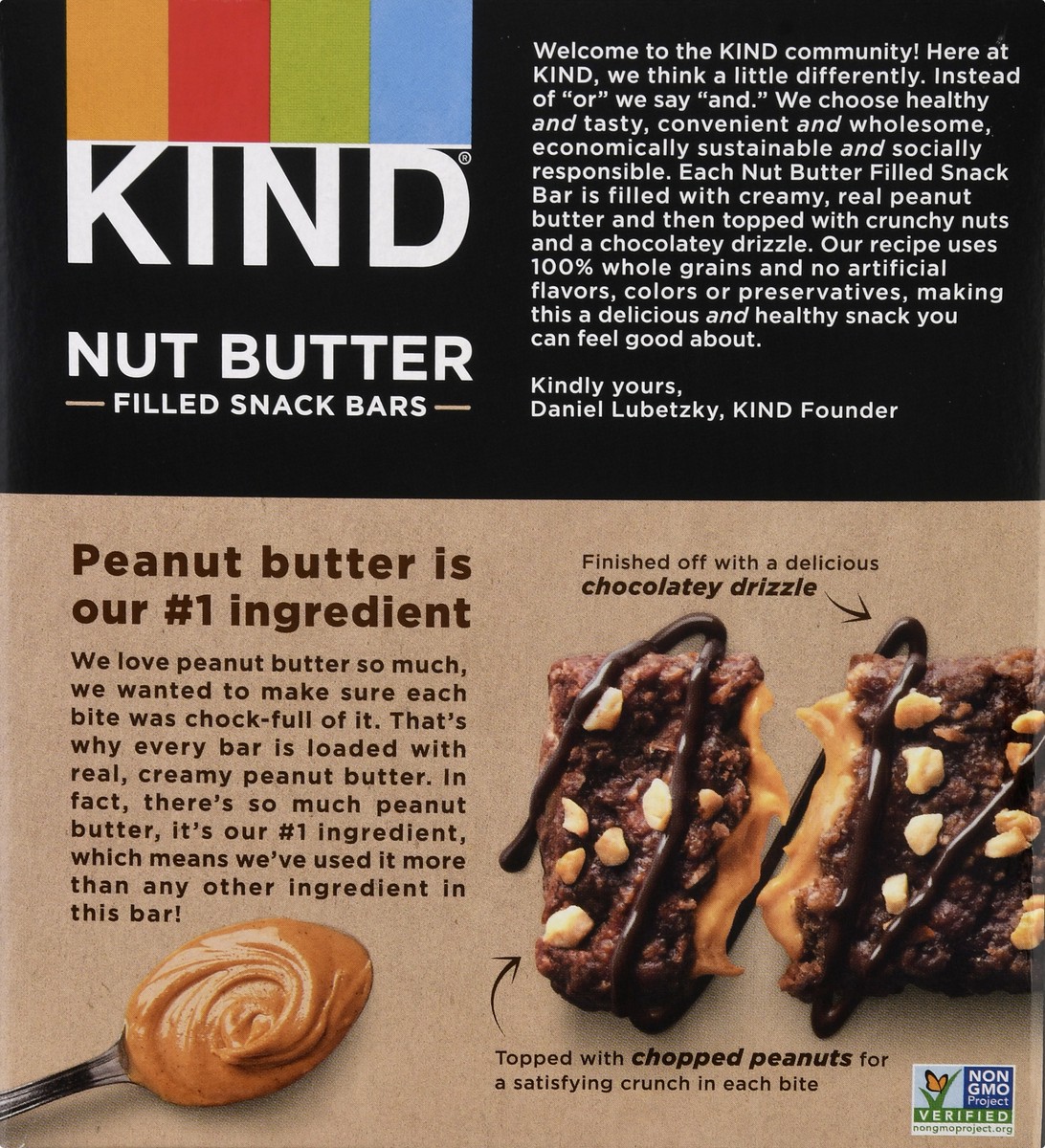 slide 7 of 9, KIND Nut Butter Filled Bars, Chocolate Peanut Butter, 4 ct