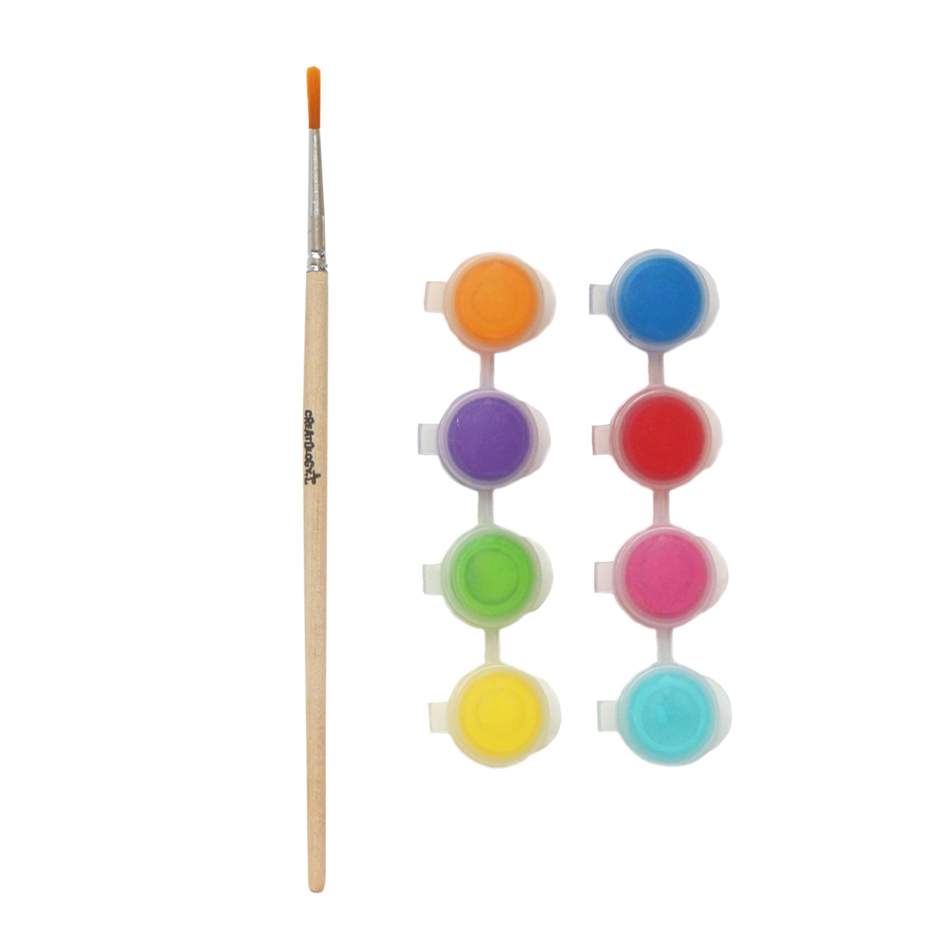 slide 5 of 5, Flowers Canvas Painting Kit By Creatology, 10 in x 10 in