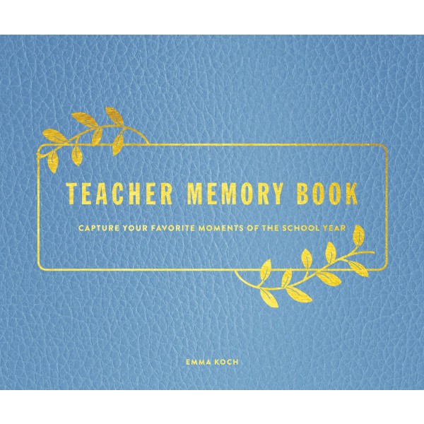 slide 1 of 4, Quarto Publishing Teachers Memory Book, 9-1/4"" x 7-3/4"", 160 Pages, Blue, 1 ct