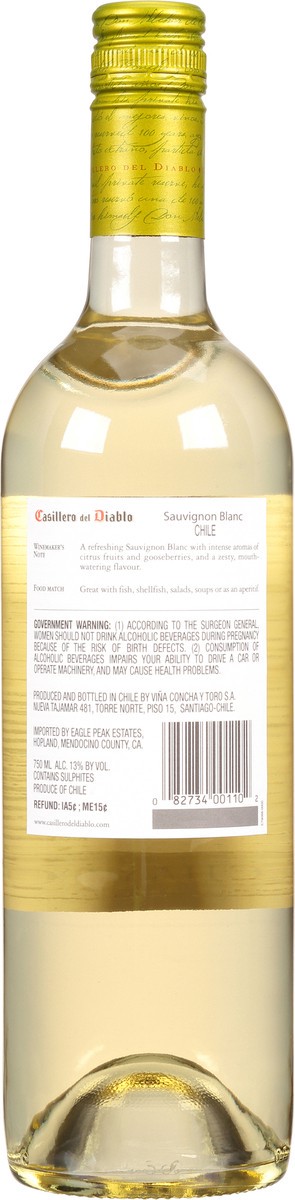 slide 8 of 10, Casillero del Diablo Sauvignon Blanc, 750 ml