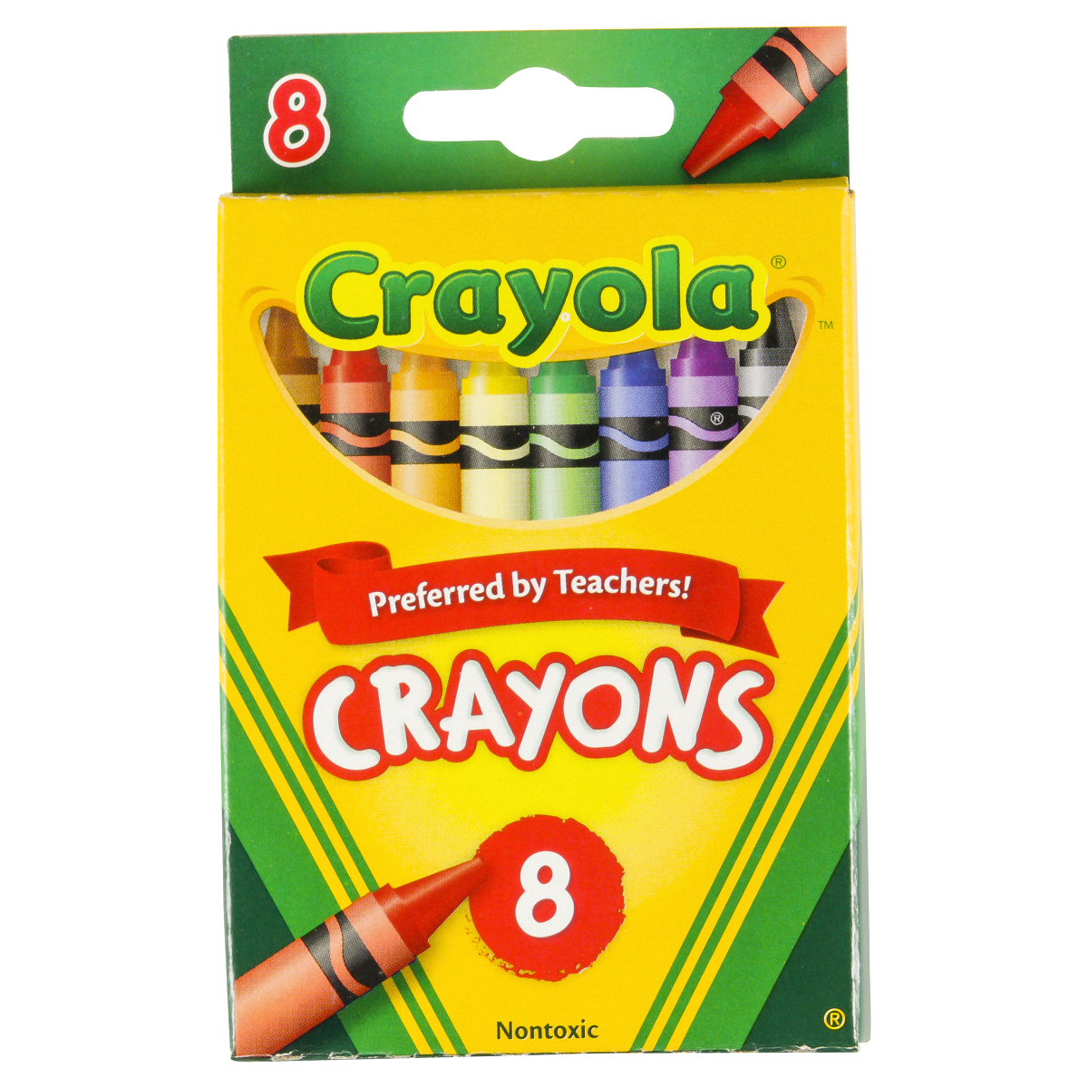 slide 1 of 2, Crayola Crayons 8 ea, 8 ct