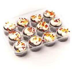 Market District Mini Chocolate Cupcakes with Vanilla Buttercream