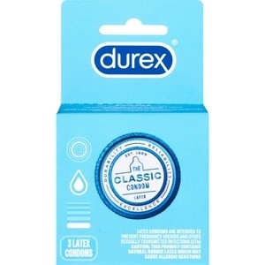 slide 1 of 1, Durex The Classic Condom, 3Ct, 3 ct
